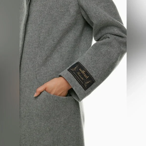 Aritzia Cocoon Long Coat Wool Cashmere size S - Picture 4 of 16